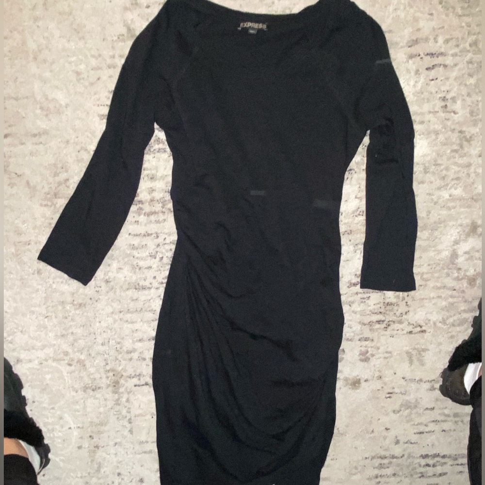 Express dress with side ruching XS